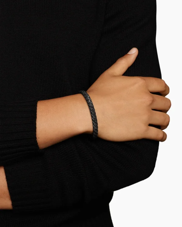 Sculpted Cable Cuff Bracelet – Image 2