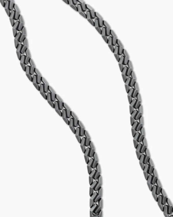 Curb Chain Angular Link Necklace – Image 3