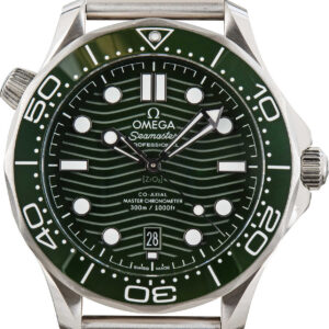 Omega Seamaster Diver 300M Green Ceramic Wave Dial