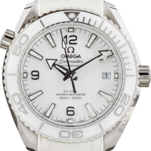 Pre-owned Omega Seamaster Planet Ocean 600M White Dial