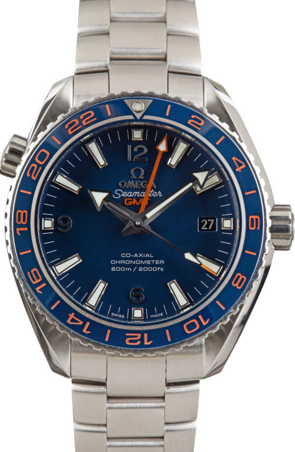 Pre-owned Omega Seamaster Planet Ocean 600M GMT – Image 2