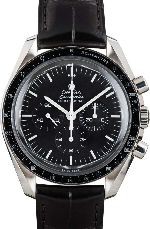 Pre-owned Omega Speedmaster Professional Moonwatch Black