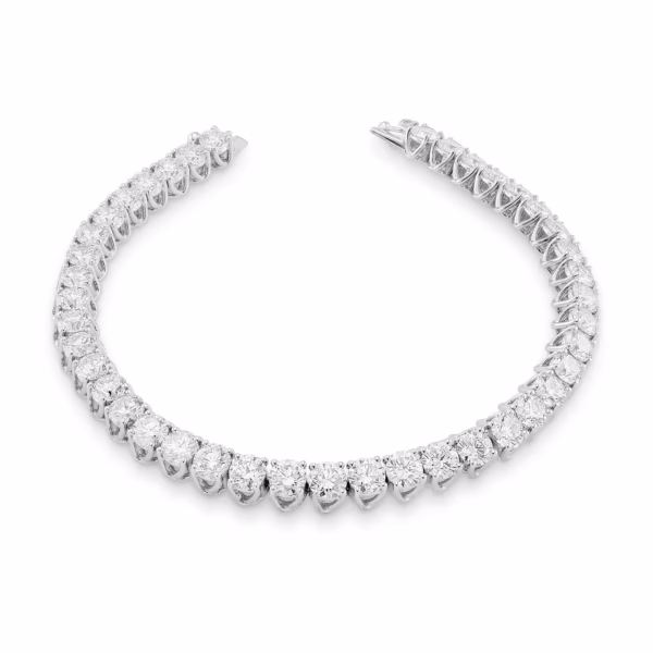 Round Brilliant Diamond Tennis Bracelet