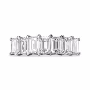 Colorless Emerald Half Diamond