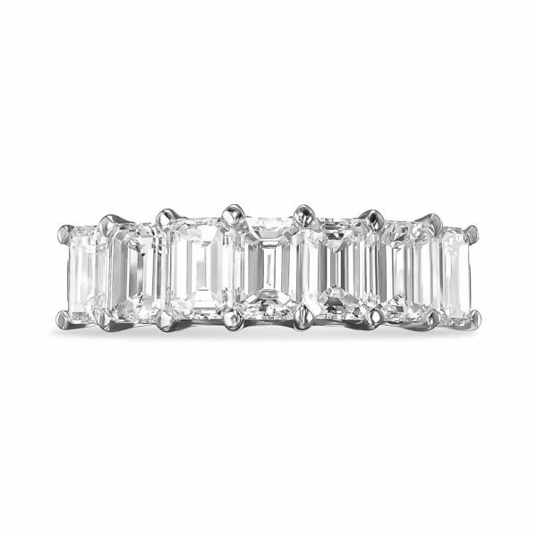Colorless Emerald Half Diamond