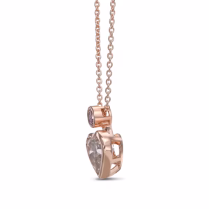 Fancy Light Gray Heart diamond