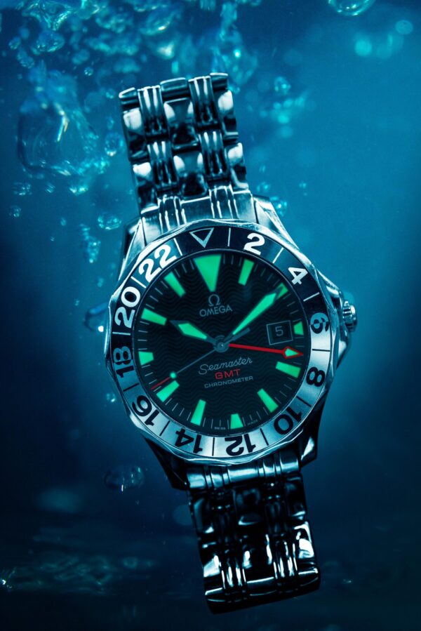 Pre-owned Omega Seamaster Planet Ocean 600M GMT