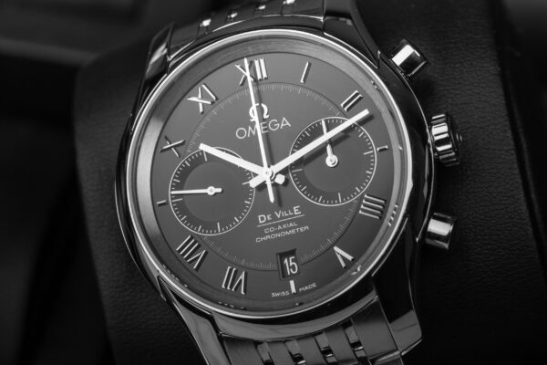 Mens Omega Speedmaster Moonwatch White Index Dial – Image 3