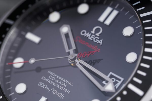 Preowned Omega Seamaster Black Wave Dial – Image 3
