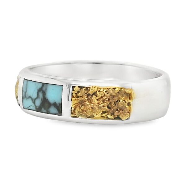 Gold Nugget Turquoise White Gold – Image 2