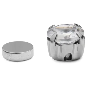 Clear Crystal Magnetic Earring