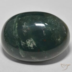 41.22ct Natural Deep Green Bloodstone