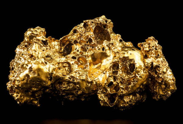 Gold Nugget Sculpture