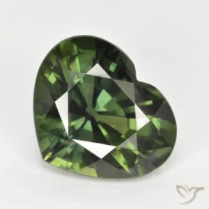 5.30ct Natural Deep Green Sapphire
