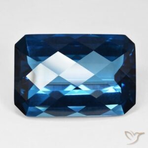 125.41ct Natural London Blue Topaz, Octagon