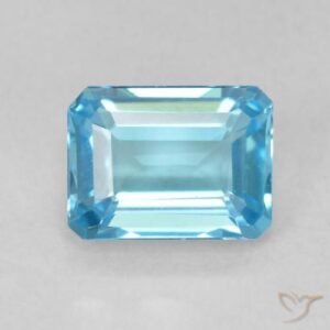 2.03ct Natural Swiss Blue Topaz, Octagon